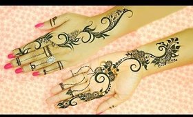 Full Hand Easy Mehendi | Henna Design EID 2016 | ShrutiArjunAnand