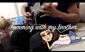 Covering Song With My Brother