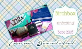 Birchbox  | You're Beautiful | Sept 2015 | Unboxing | PrettyThingsRock