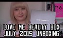 Love Me Beauty Box July 2015 Unboxing