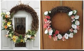 DIY Spring Floral Wreath