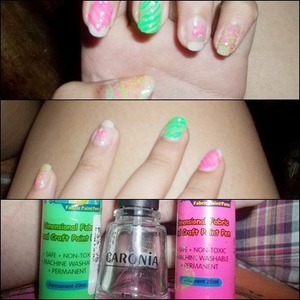 This are my nails. :)
I don't know if I use the Right Tools for this, just say it so. ThankYou. :))