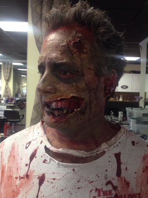 Zombie  make up by Christy Farabaugh  