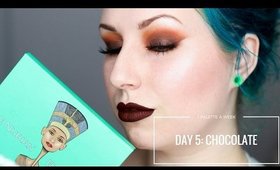 JUVIAS PLACE THE NUBIAN- DAY 5: CHOCOLATE  | 1 PALETTE FOR A WEEK