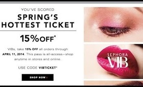 Sephora VIB 15% Off Sale Haul reupload