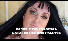 NATASHA DENONA CAMEL EYESHADOW PALETTE REVIEW & TUTORIAL