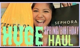 HUGE SPRING AND BIRTHDAY HAUL: FOREVER 21, BRANDY MELVILLE, & SEPHORA!♡