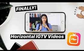 IGTV Allows Landscape Video! SOCIAL NOTES
