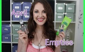 **April Products I Have Used Up (Empties) 2014**