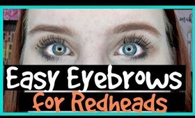 Easy Auburn Eyebrow Routine with Nyx Build Em Up Powder Brow Filler