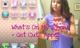 What's On My iPhone?! + How To Get Cute Apps