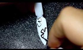 Neon Flower Nail Art Tutorial