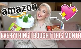 AMAZON PRODUCTS I BOUGHT THIS MONTH