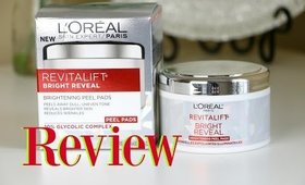 NEW L'Oreal Brightening Peel Pads | Review