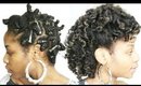 How To | Twisted Bantu Knot Out on Natural Hair