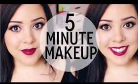 5 MINUTE MAKEUP! | FALL EDITION