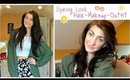 Spring Look: Makeup, Hair, Outfit