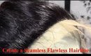 Capless Lace Closure Wig Demo | Machine Sewing+Ventilation