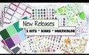 NEW RELEASES | 3 New Kits, Icons, Glitter & Multicolor