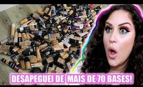 ORGANIZANDO MINHAS 500 BASES + DESAPEGOOO! | DUDA FERNANDES