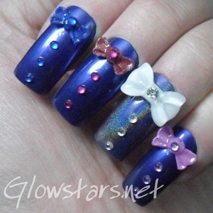 For more nail art and products used visit http://Glowstars.net