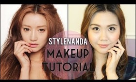 ♥ [STYLENANDA] Park Sora Inspired Makeup Tutorial 얼짱 박소라 화장법 | ANGELLiEBEAUTY