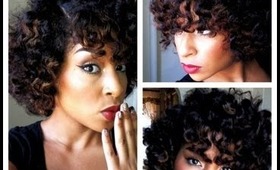 How To: Get Soft Curls with Minimal Heat!! The Bantu-Knot out