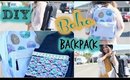 Back to School DIY Tumblr Boho Backpack