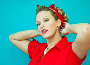 Love pin-up style! Me from a recent photo shoot.