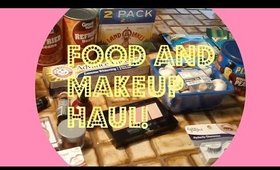 My little food haul and some new makeup