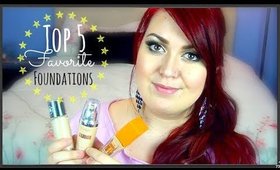 Top 5 Favorite Foundations for DRY Skin | MsMal27