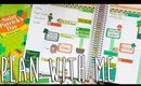 Erin Condren Hourly Layout Plan with Me | St. Patrick's Day Theme