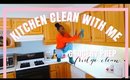 KITCHEN CLEAN WITH ME|GROCERY PREP