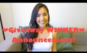 MAY 2013 Giveaway WINNER Announcement!
