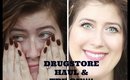 DRUGSTORE Haul & Try On Get Ready with Me + FAILS!!!!
