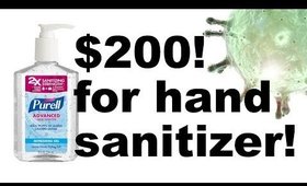 $200 HAND SANITIZER! HOW IS THE CORONAVIRUS EFFECTING YOU + YOUR COUNTRY?
