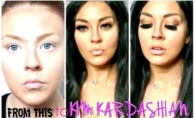 Kim Kardashian Makeup Transformation
