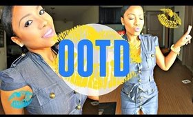 ♥ Denim & Gold Summer OOTD + Giveaway ♥