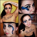 Colon Cancer Ribbon Inspired Look