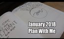 PLAN WITH ME || January 2018 Bullet Journal Set Up