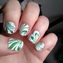St-Patrick's day manicure! 