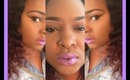 Neutral Winged Eyes & Purple Lips | Makeup Tutorial
