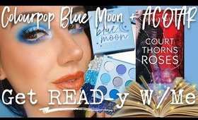COLOURPOP BLUE MOON  + ACOTAR!  (2nd half) | Get READ-y With Me
