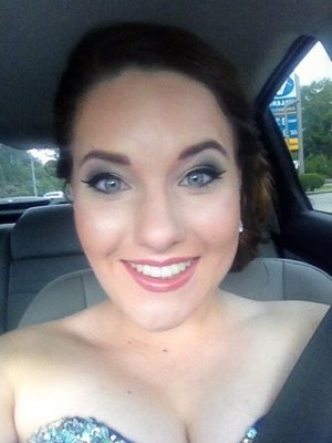 My prom makeup that the beautiful and talented Kate Stelly did!