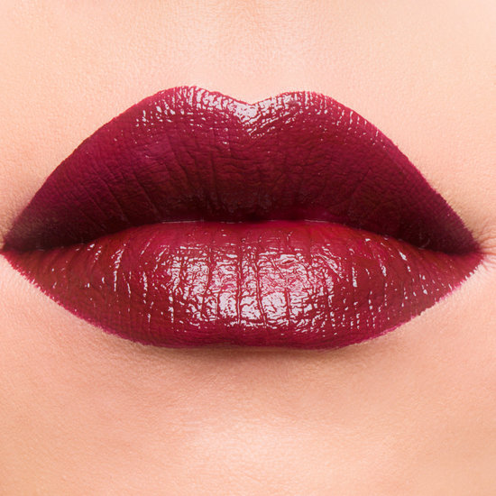 maroon lipstick