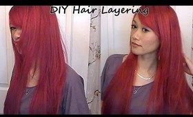 Updated DIY Home Hair Layering