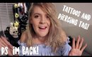 IM BACK (For Real) Tattoos & Piercings Tag | Jambers8