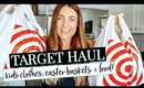 TARGET HAUL! EASTER BASKETS, TODDLER CLOTHES & FOOD | Kendra Atkins