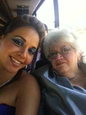 Grandma and I looking fly!!!