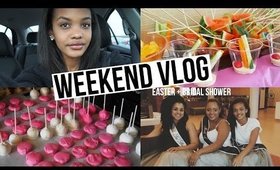 Weekend Vlog | Paris Theme Bridal Shower + Easter Sunday